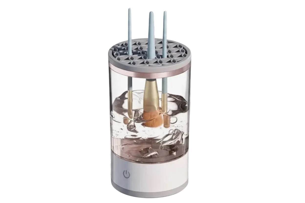 Electric makeup brush cleaner