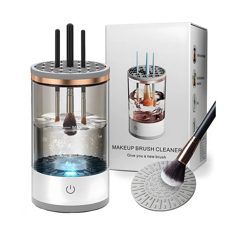 Electric makeup brush cleaner
