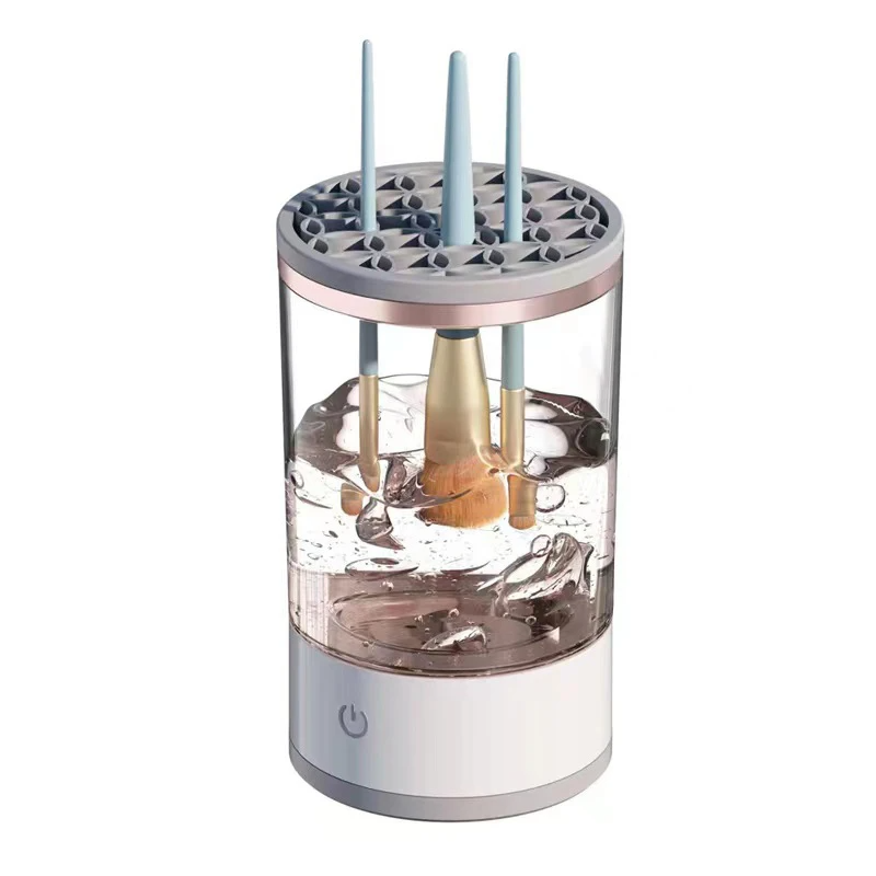 Electric makeup brush cleaner